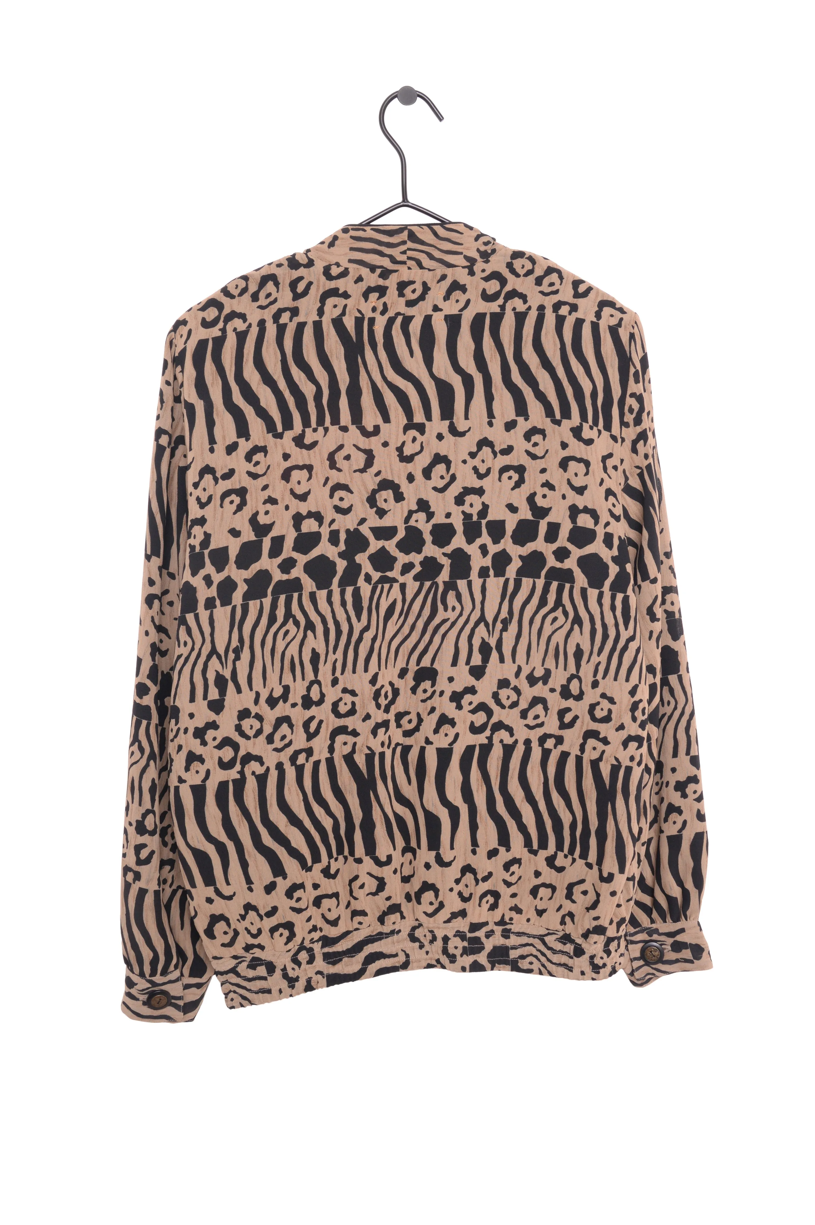 1980s Animal Print Lightweight Jacket