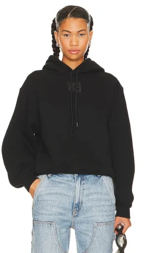 Alexander Wang Essential Hoodie in Black