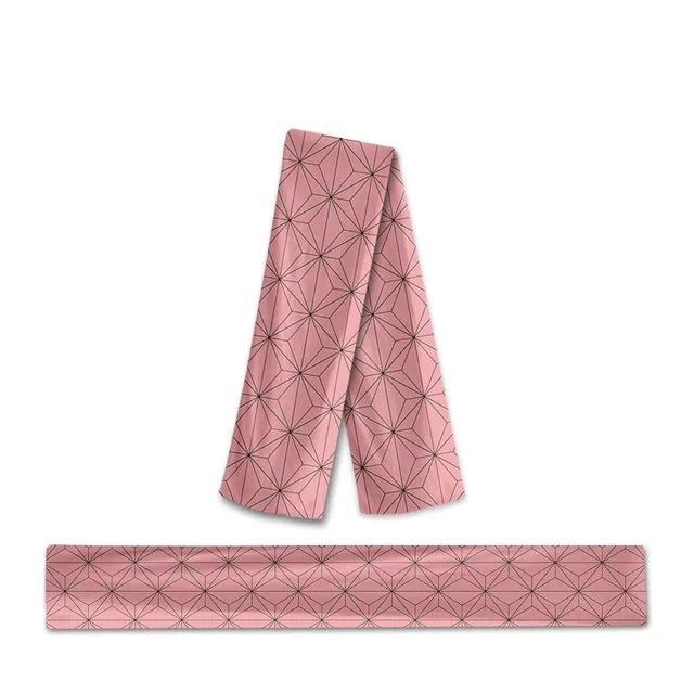 Anime Demons cos Slayerer Kimetsusu Yaibaba Kamadodo Nezukoko Kamadodo Tanjirouou Uchihaha cos Itachihi Scarf Keep Warm Gift Cosplay Prop New Arrive