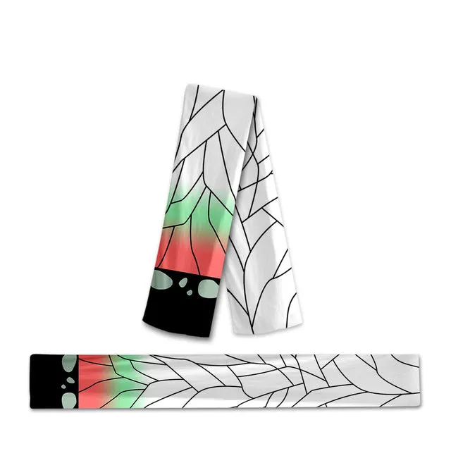 Anime Demons cos Slayerer Kimetsusu Yaibaba Kamadodo Nezukoko Kamadodo Tanjirouou Uchihaha cos Itachihi Scarf Keep Warm Gift Cosplay Prop New Arrive