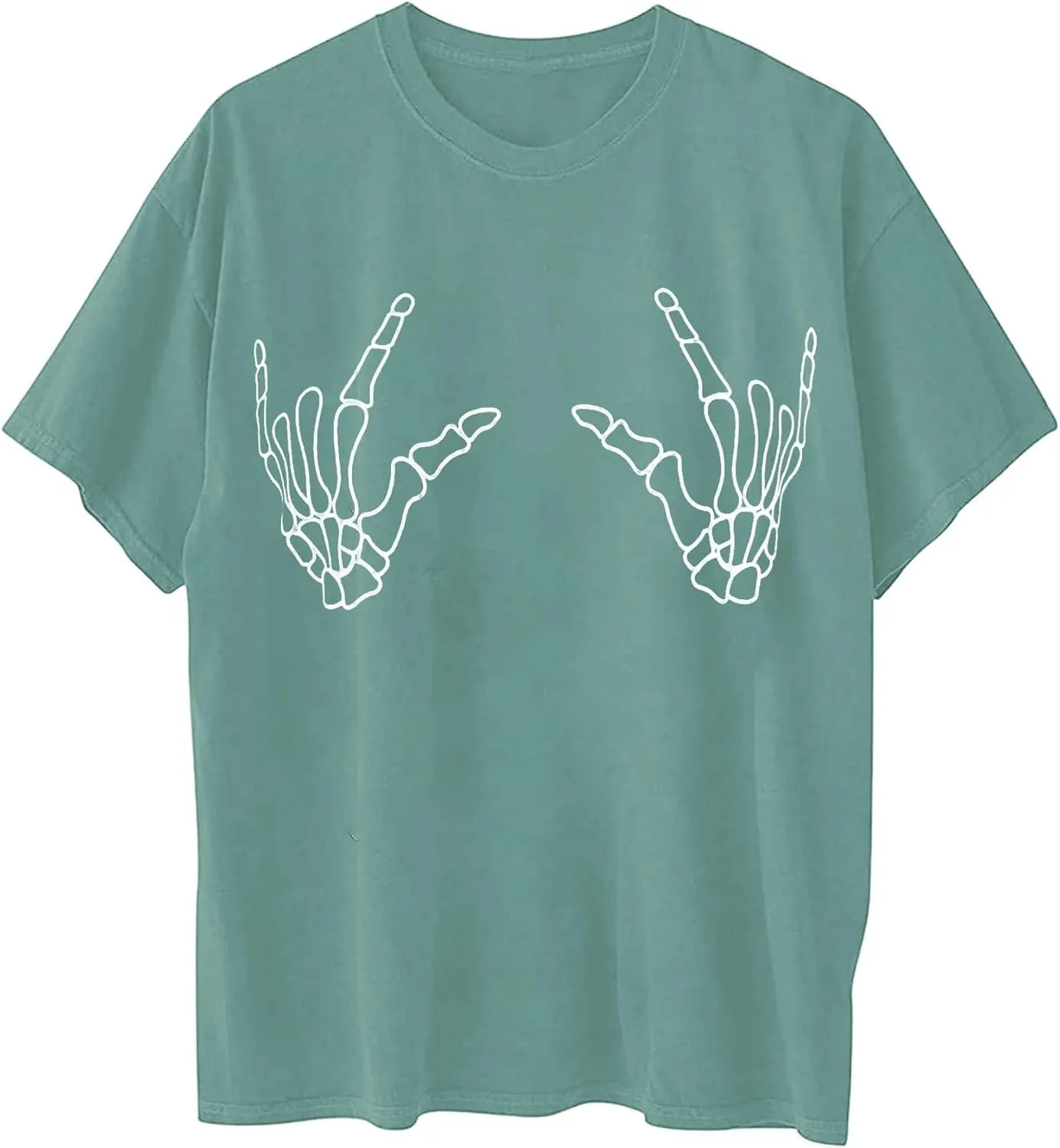Avanova Women Graphic Letter Print Oversized T Shirt Short Sleeve Casual Summer Loose Fit Tee Top