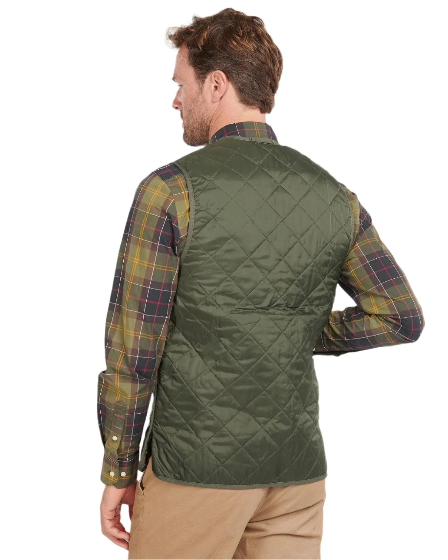 Barbour Quilted Zip-In Liner Olive/Classic