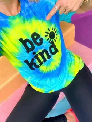 Be Kind Sunset Swirl Tee