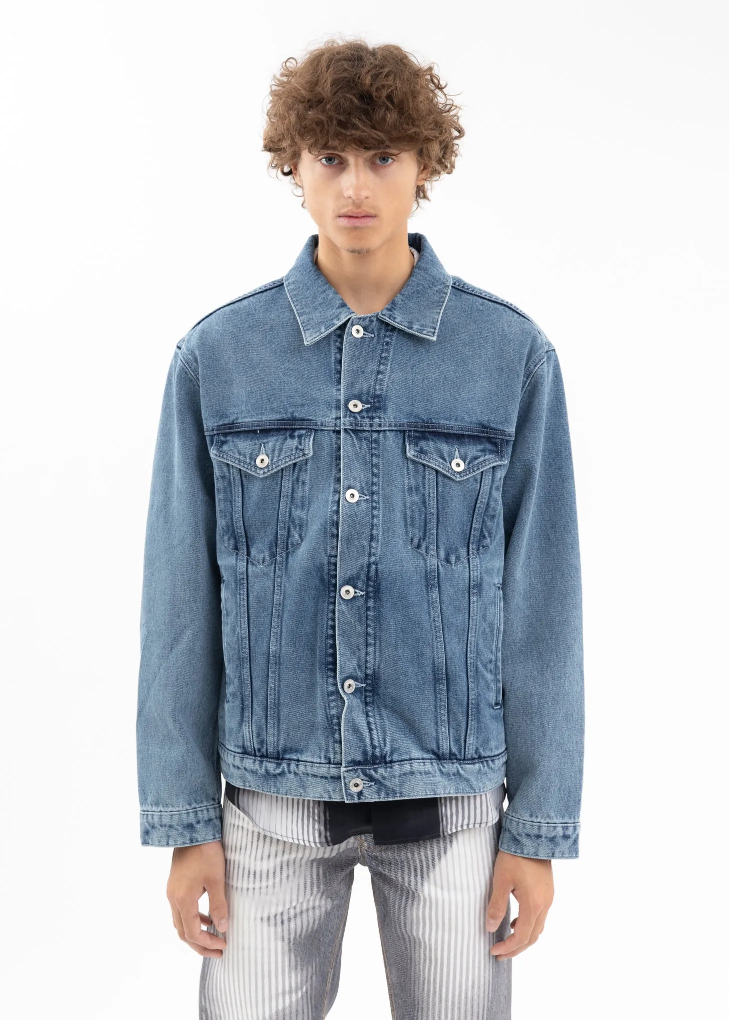 BLUE CLASSIC WIRE DENIM JACKET