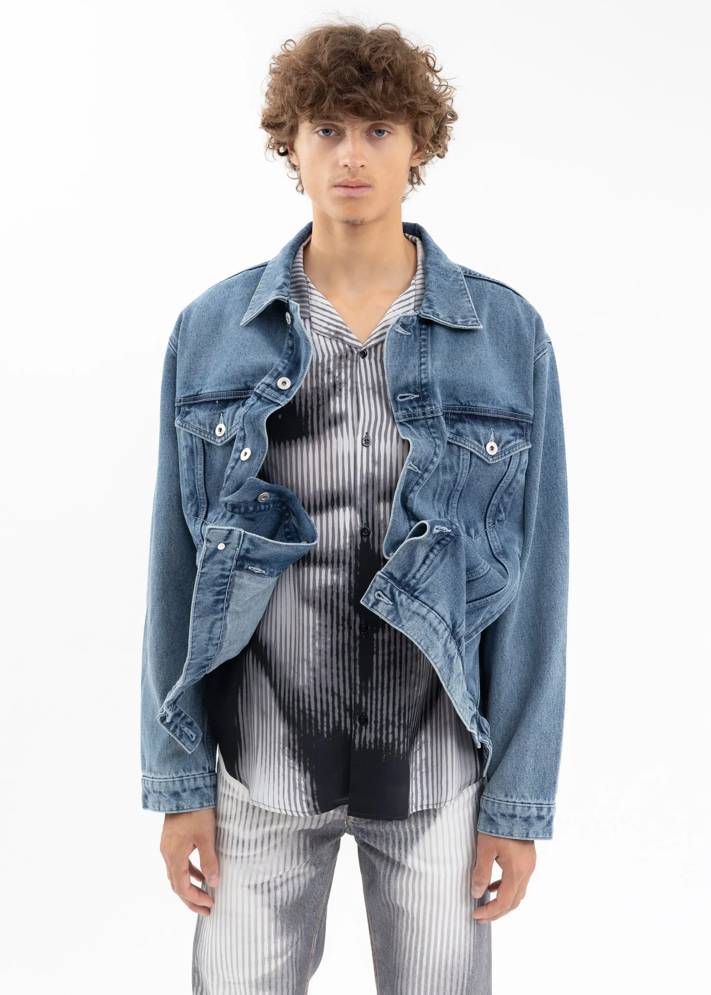 BLUE CLASSIC WIRE DENIM JACKET