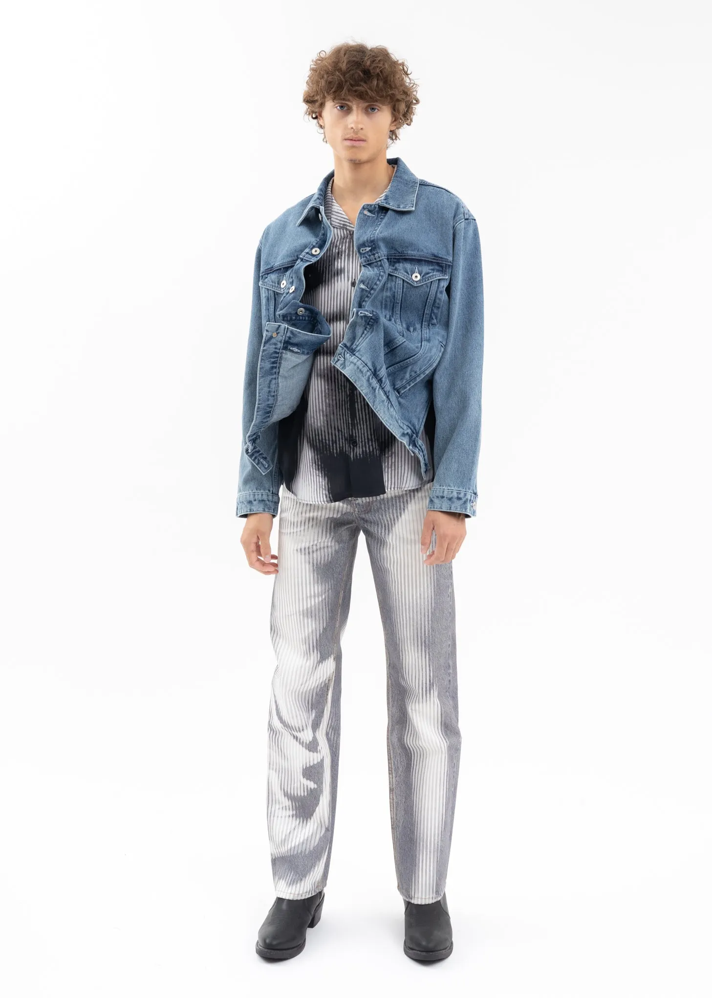 BLUE CLASSIC WIRE DENIM JACKET