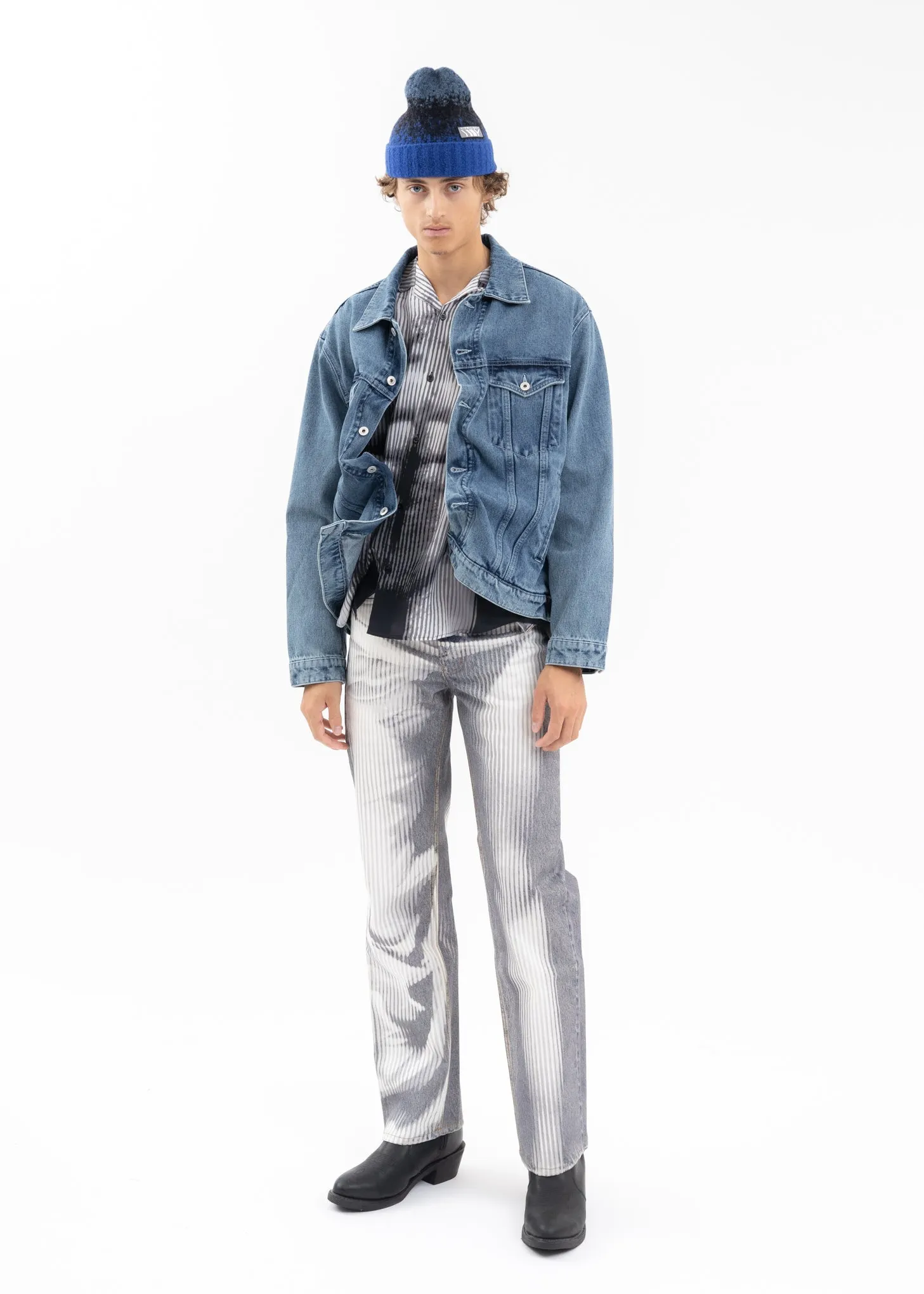 BLUE CLASSIC WIRE DENIM JACKET