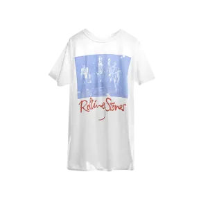 Blue Photo Washed T-Shirt