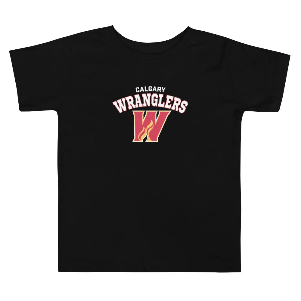 Calgary Wranglers Arch Toddler Short Sleeve Tee