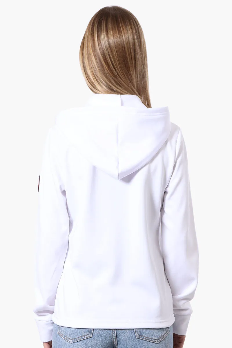 Canada Weather Gear Puffer Techno Fleece Lightweight Jacket - White