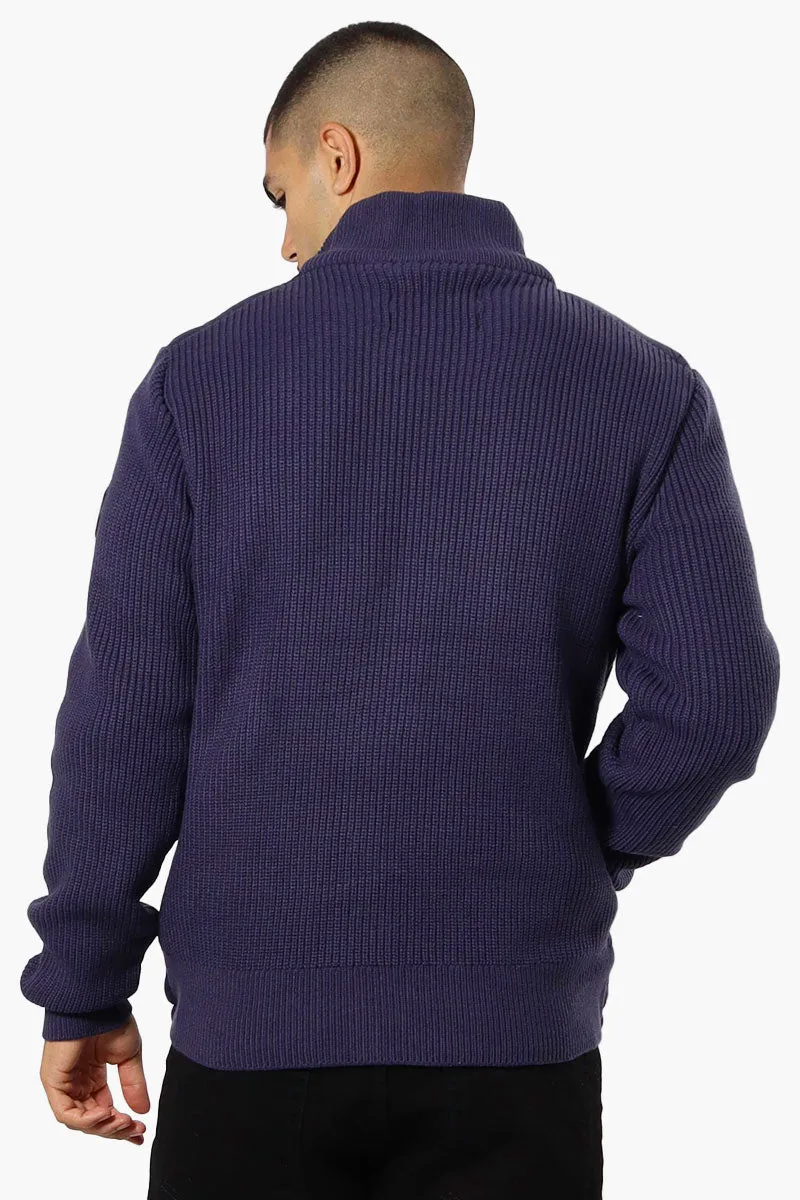 Canada Weather Gear Sweater Knit Polyfill Lightweight Jacket - Navy