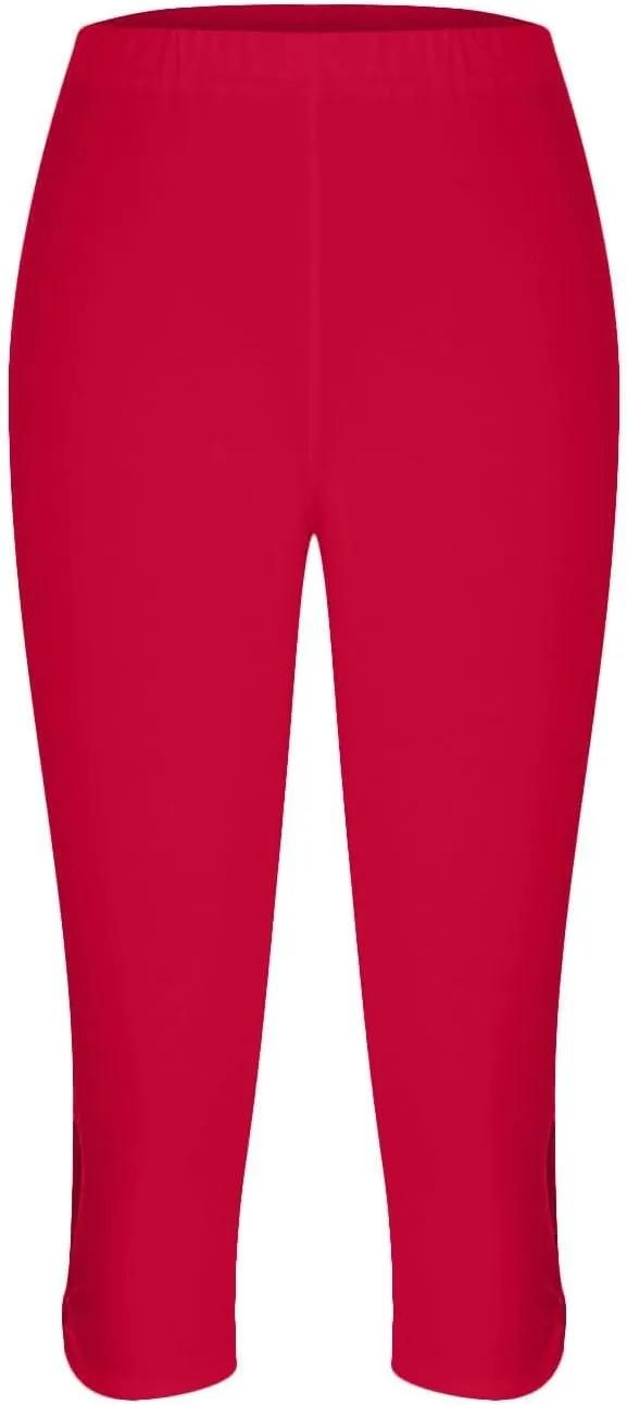 Capri Leggings for Women Casual Yoga Pants High Waisted Cropped Comfy Stretchy Workout Pants