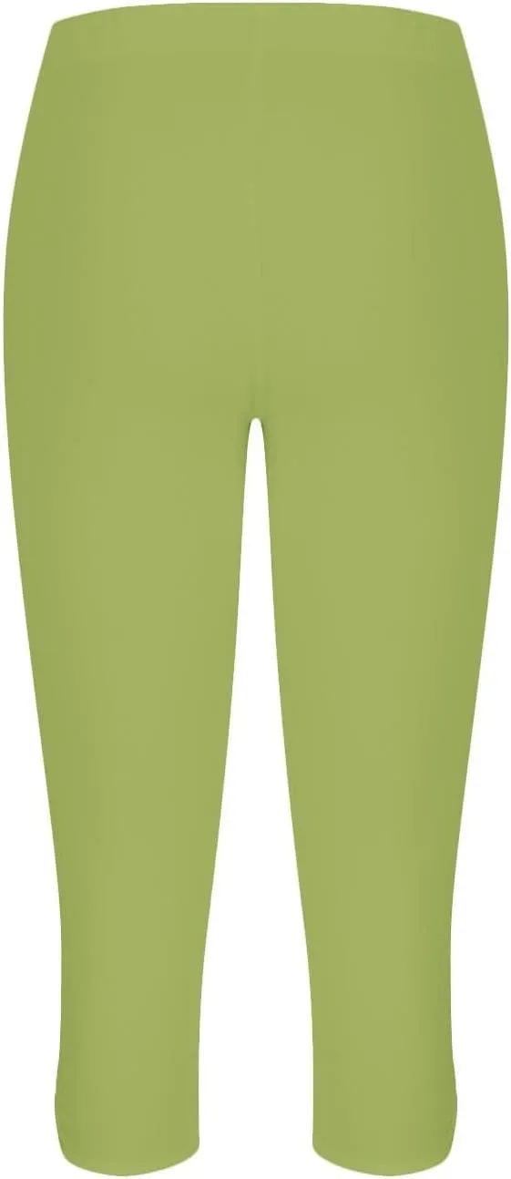 Capri Leggings for Women Casual Yoga Pants Summer Dressy Lightweight Comfy Stretchy Workout Pants