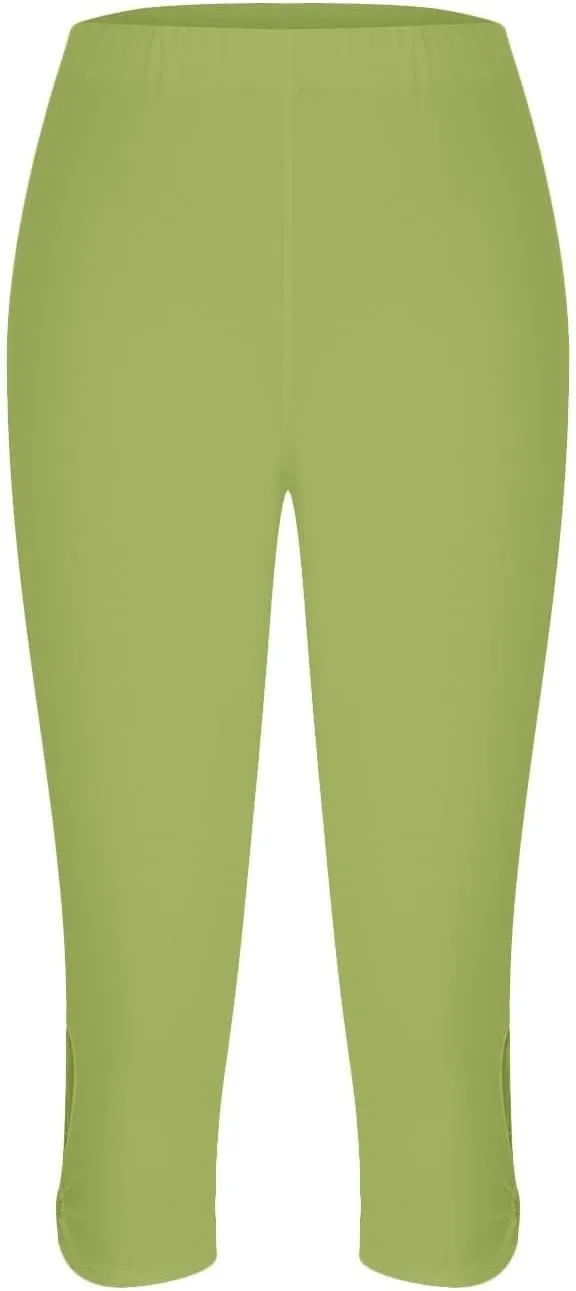 Capri Leggings for Women Casual Yoga Pants Summer Dressy Lightweight Comfy Stretchy Workout Pants