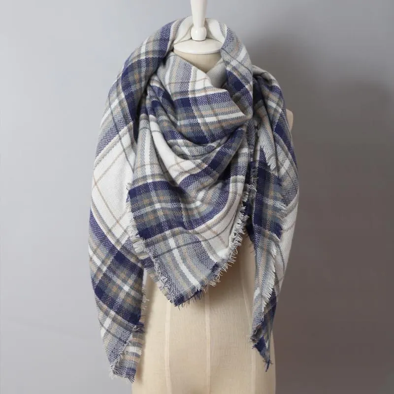 Cashmere Triangle Plaid Fashion Warm Scarf