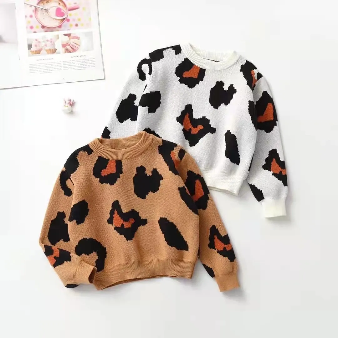 Chunky Leopard Sweater Preorder