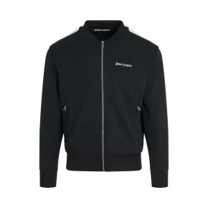 Classic Logo Bomber Jacket in Black/Off White