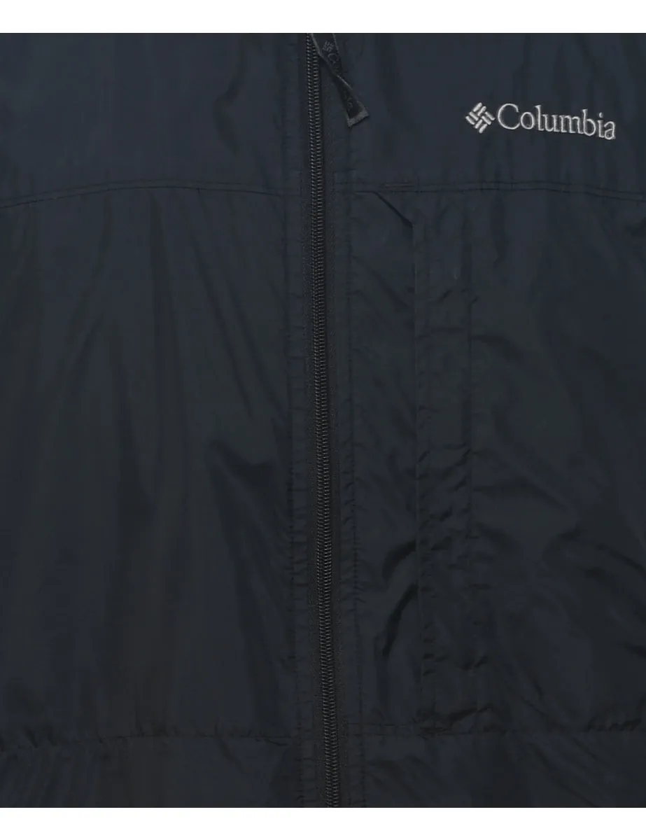 Columbia Black Classic Nylon Jacket - XL
