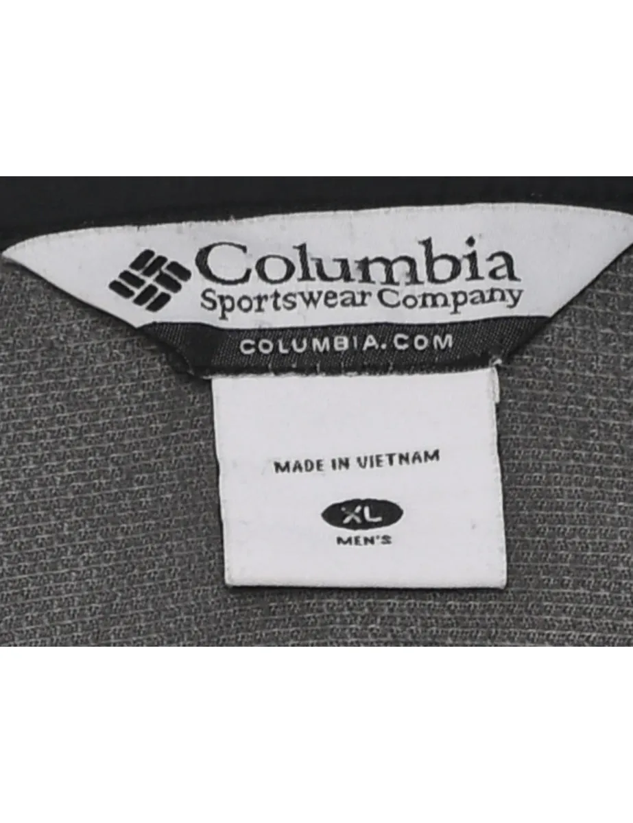 Columbia Black Classic Nylon Jacket - XL