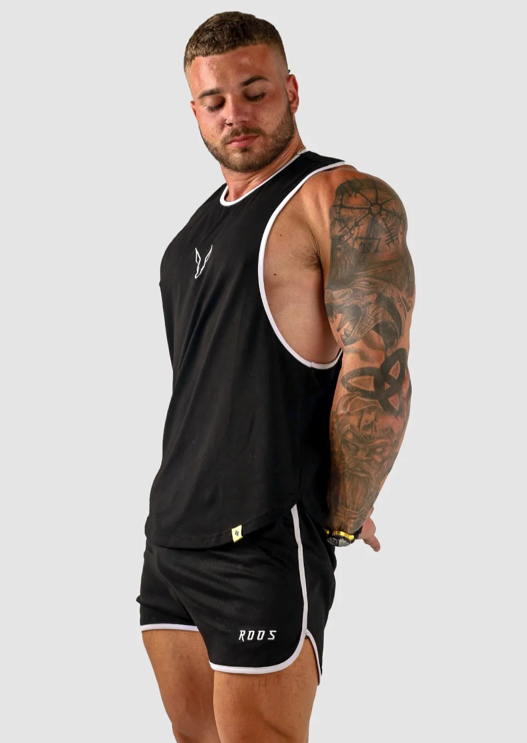 Core Drop  Arm Tank - Black