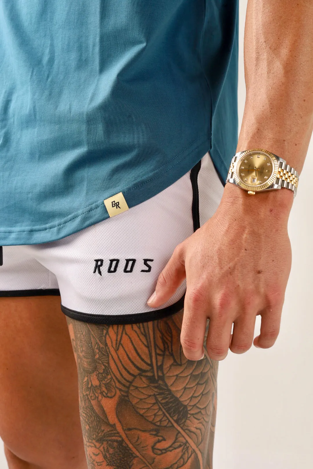 Core Drop  Arm Tank - Deep Teal