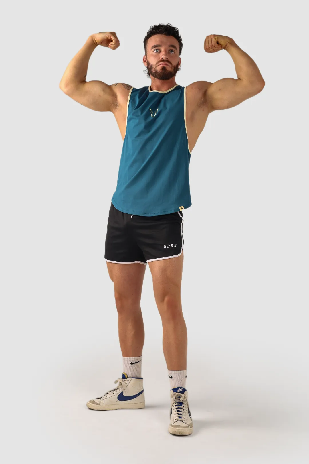 Core Drop  Arm Tank - Deep Teal