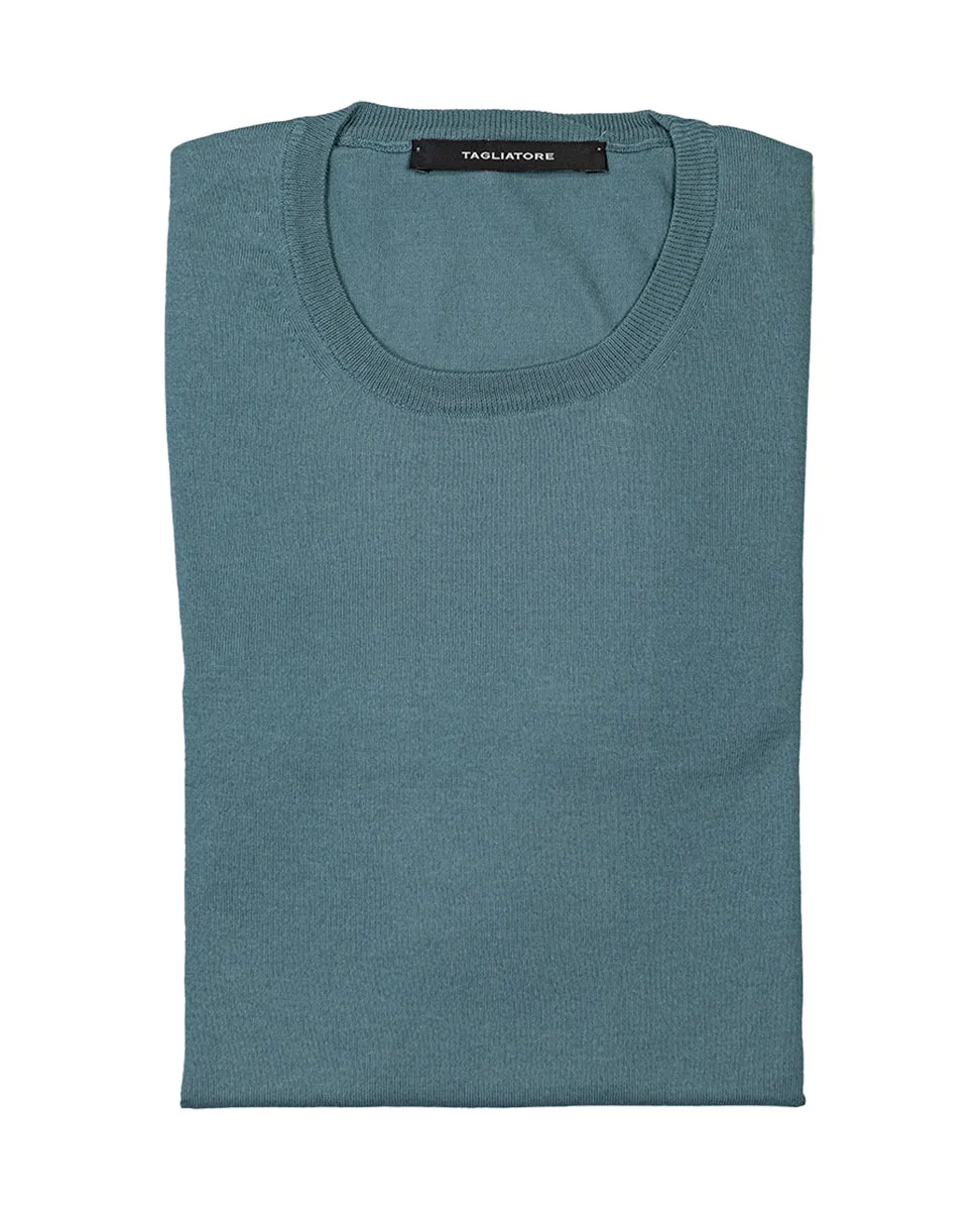 Cotton Knitwear T-Shirt