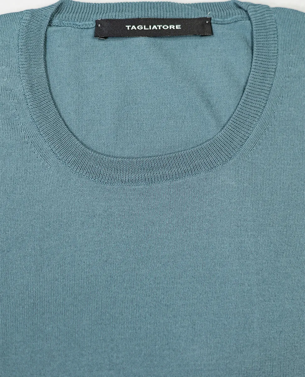 Cotton Knitwear T-Shirt