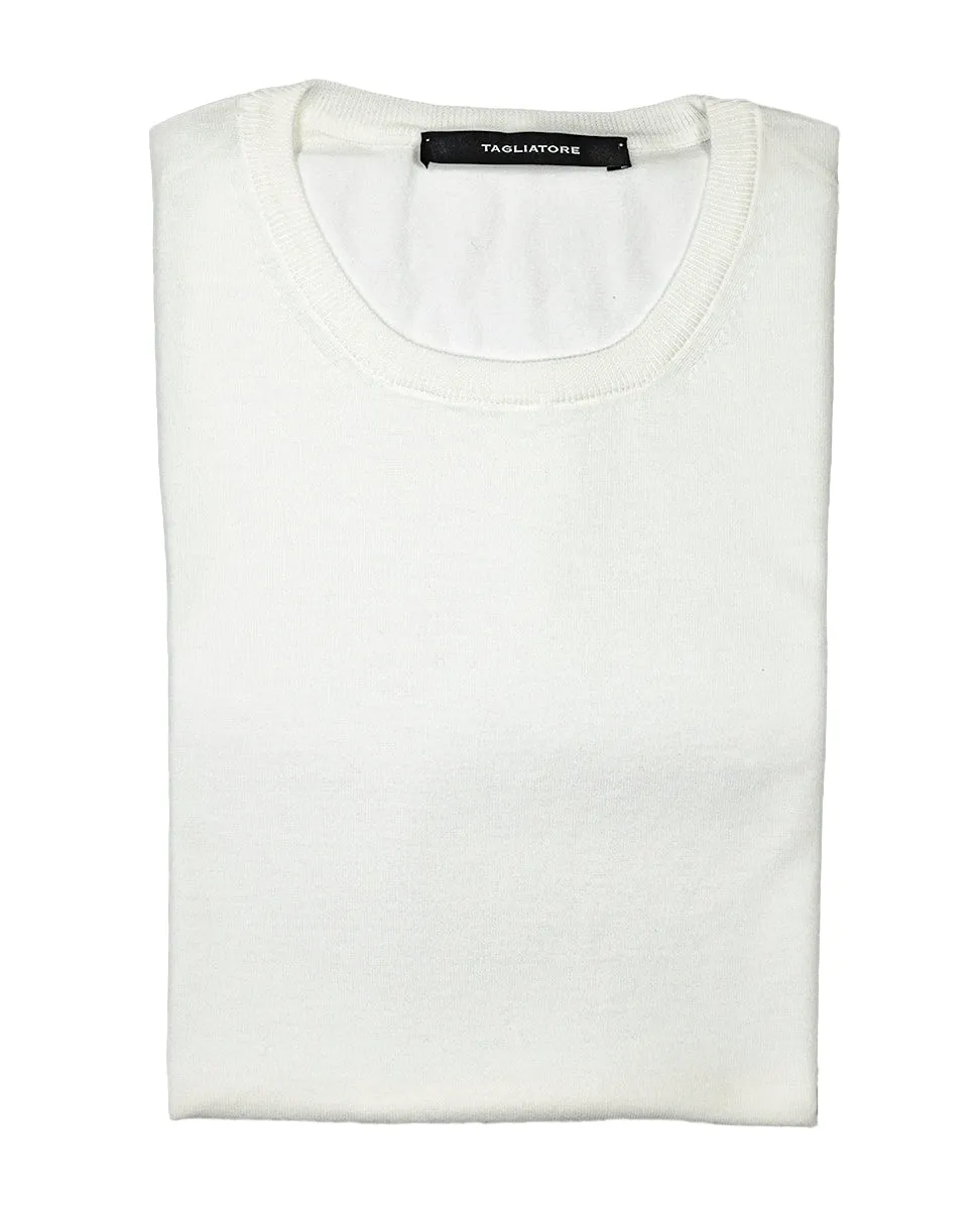 Cotton Knitwear T-Shirt