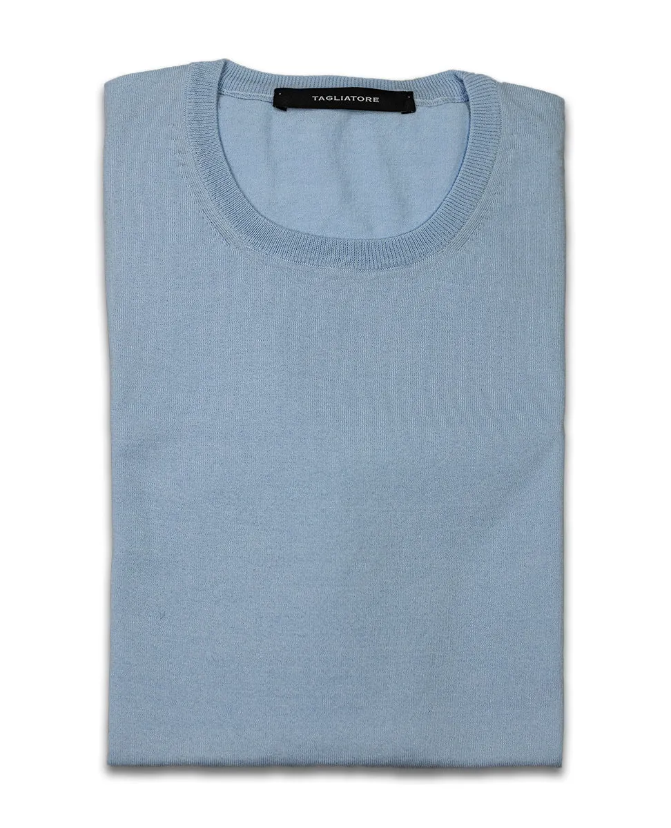 Cotton Knitwear T-Shirt