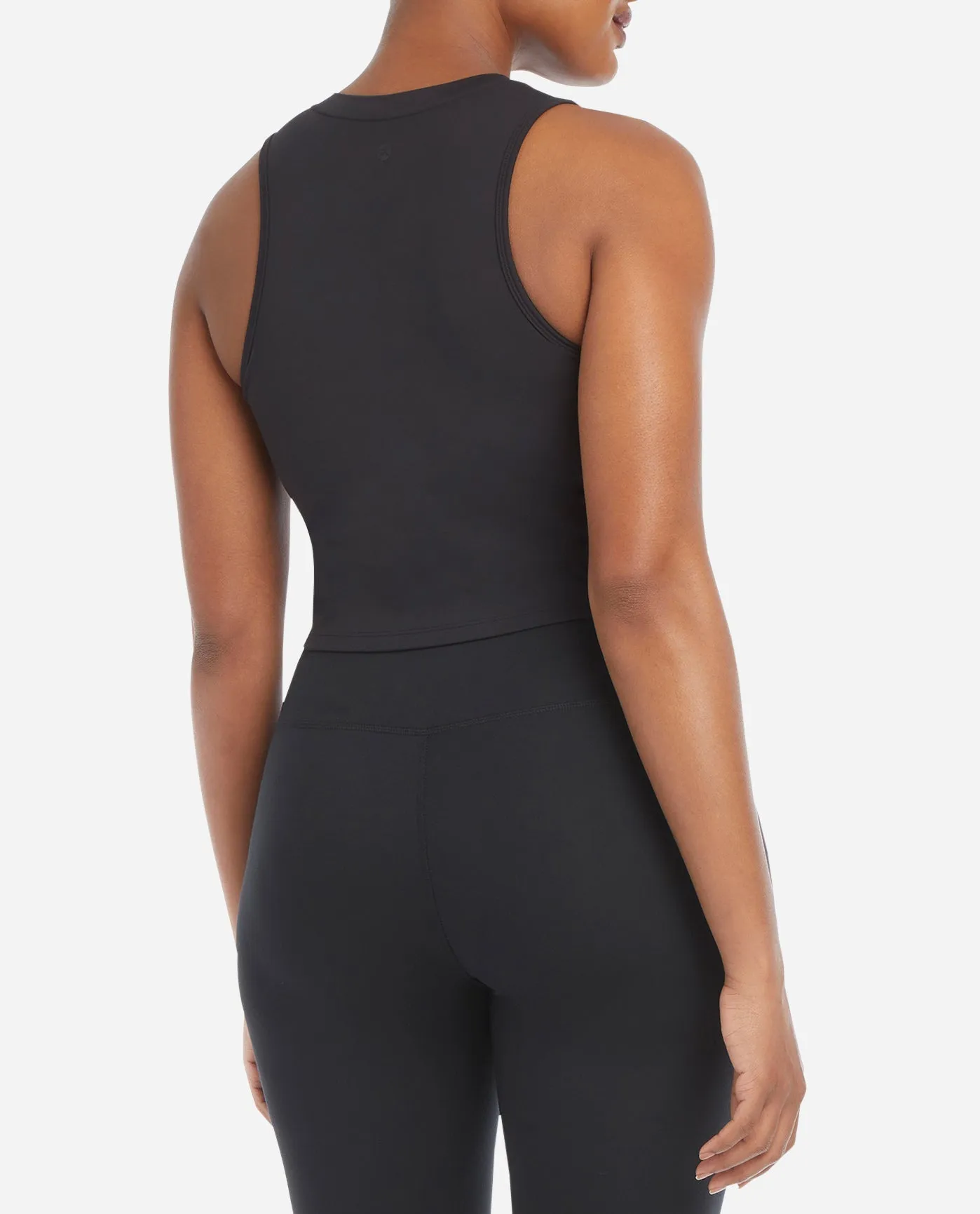 Cropped Zip Tank