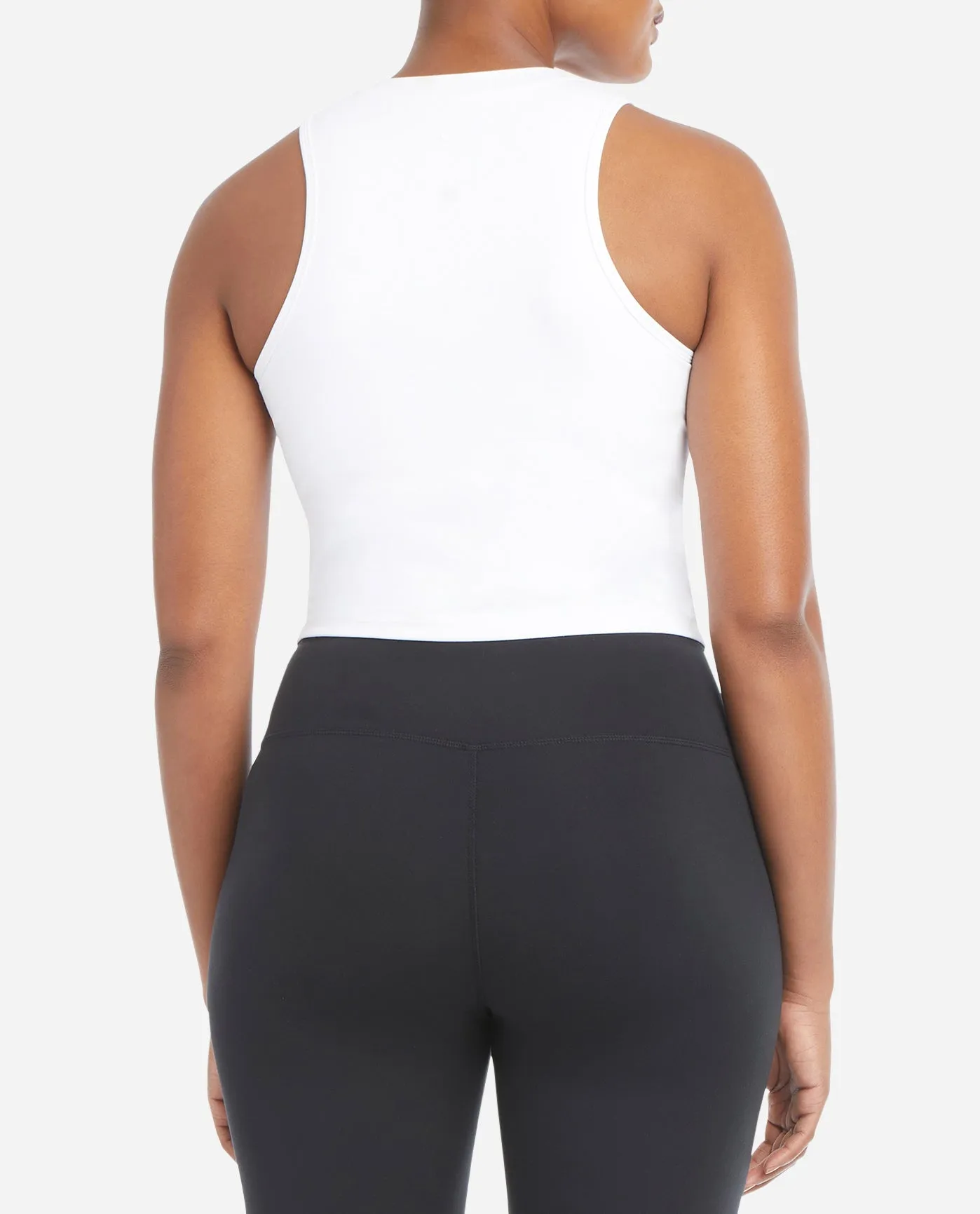 Cropped Zip Tank
