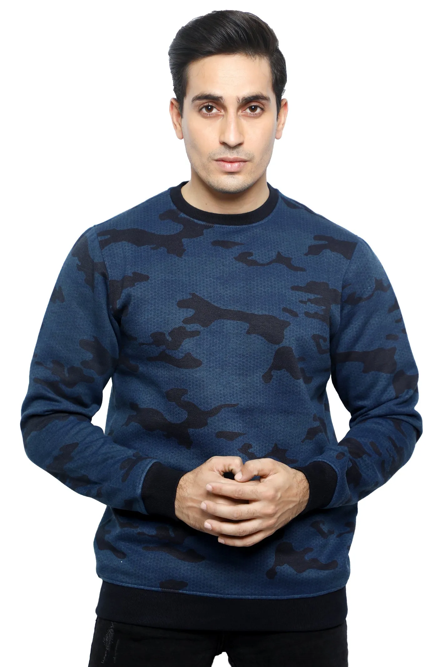 Diner's Men's Sweat Shirt SKU: FA909-N-BLUE