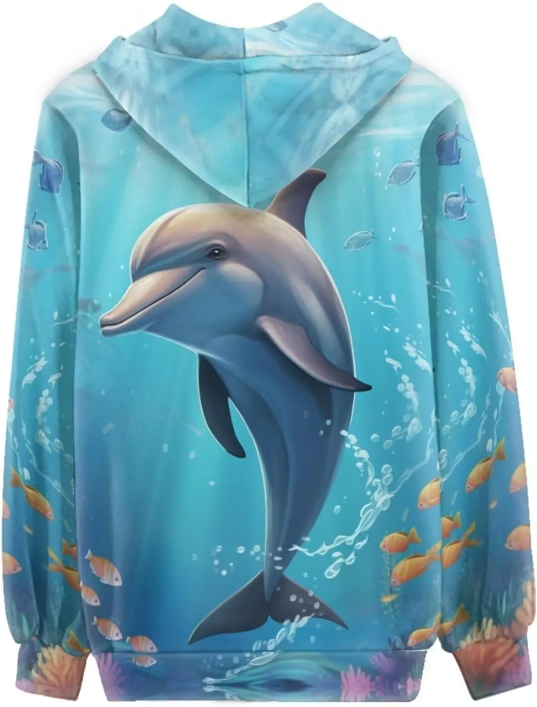 DISNIMO Zip Up Hoodie Women Oversized Y2K Fall Jacket Streetwear Sweatshirts XS-5XL