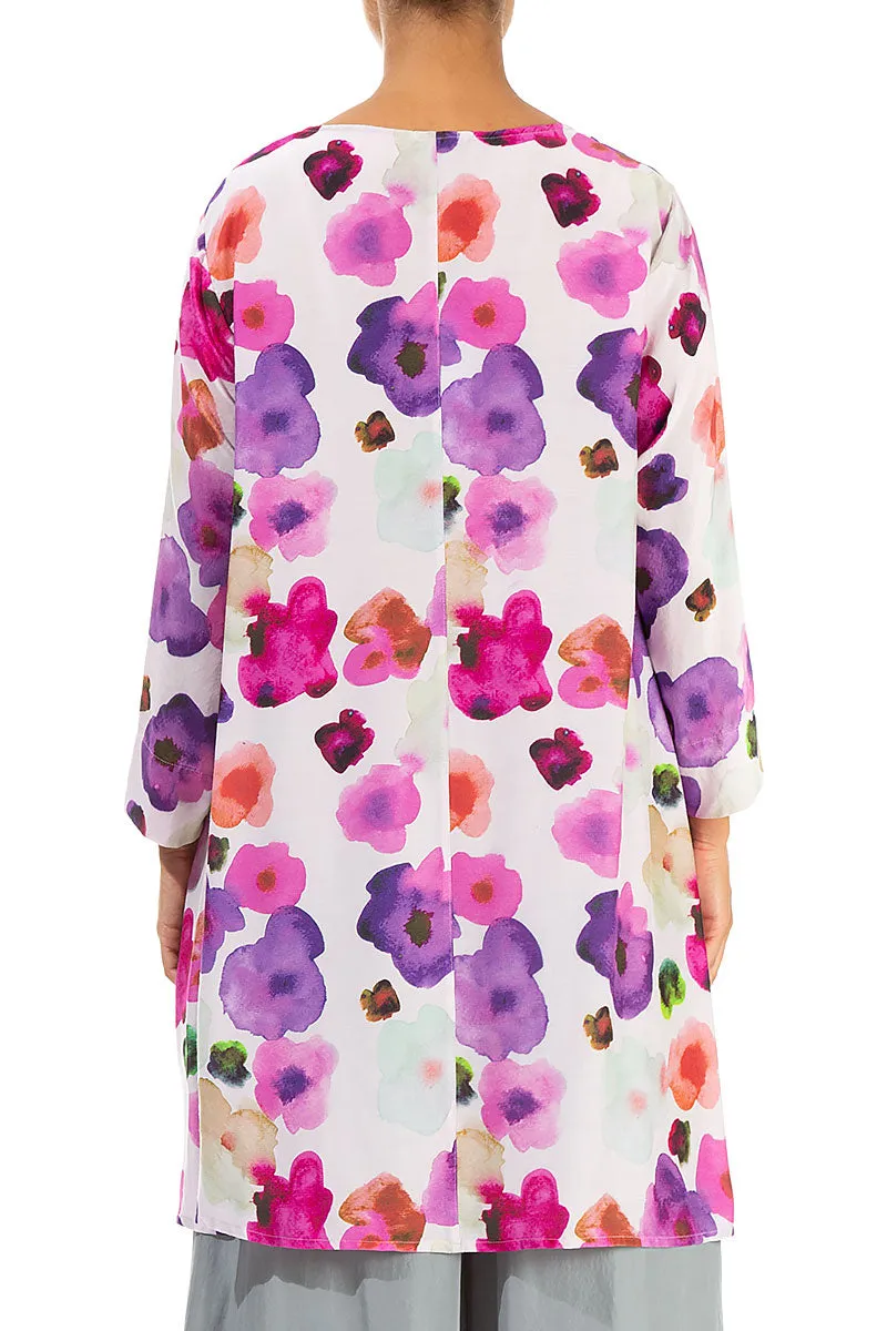 Flowy Blossom Silk Bamboo Tunic