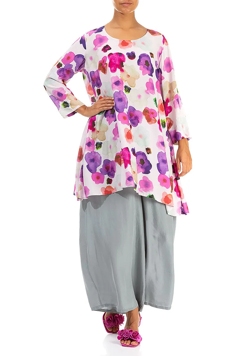 Flowy Blossom Silk Bamboo Tunic