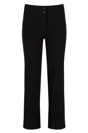 Girls Fit Junior Black Trousers