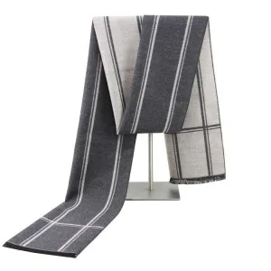 Hanrae Men's Print Warm Cashmere Scarf-13
