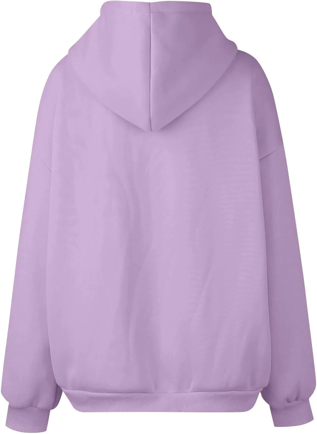 Hoodies for Women 2024 Oversized Long Sleeve Sweatshirts Casual Solid Y2K Jacket Fall Fashion Clothes with Pockets
