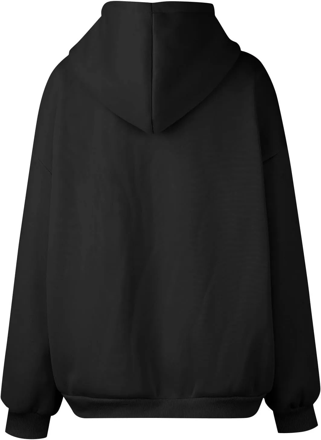 Hoodies for Women 2024 Oversized Long Sleeve Sweatshirts Casual Solid Y2K Jacket Fall Fashion Clothes with Pockets
