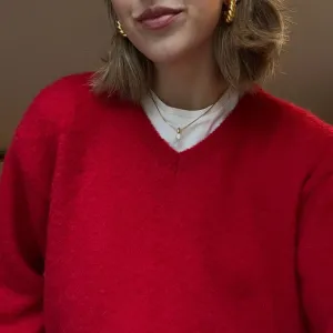 James Mohair Sweater in Red