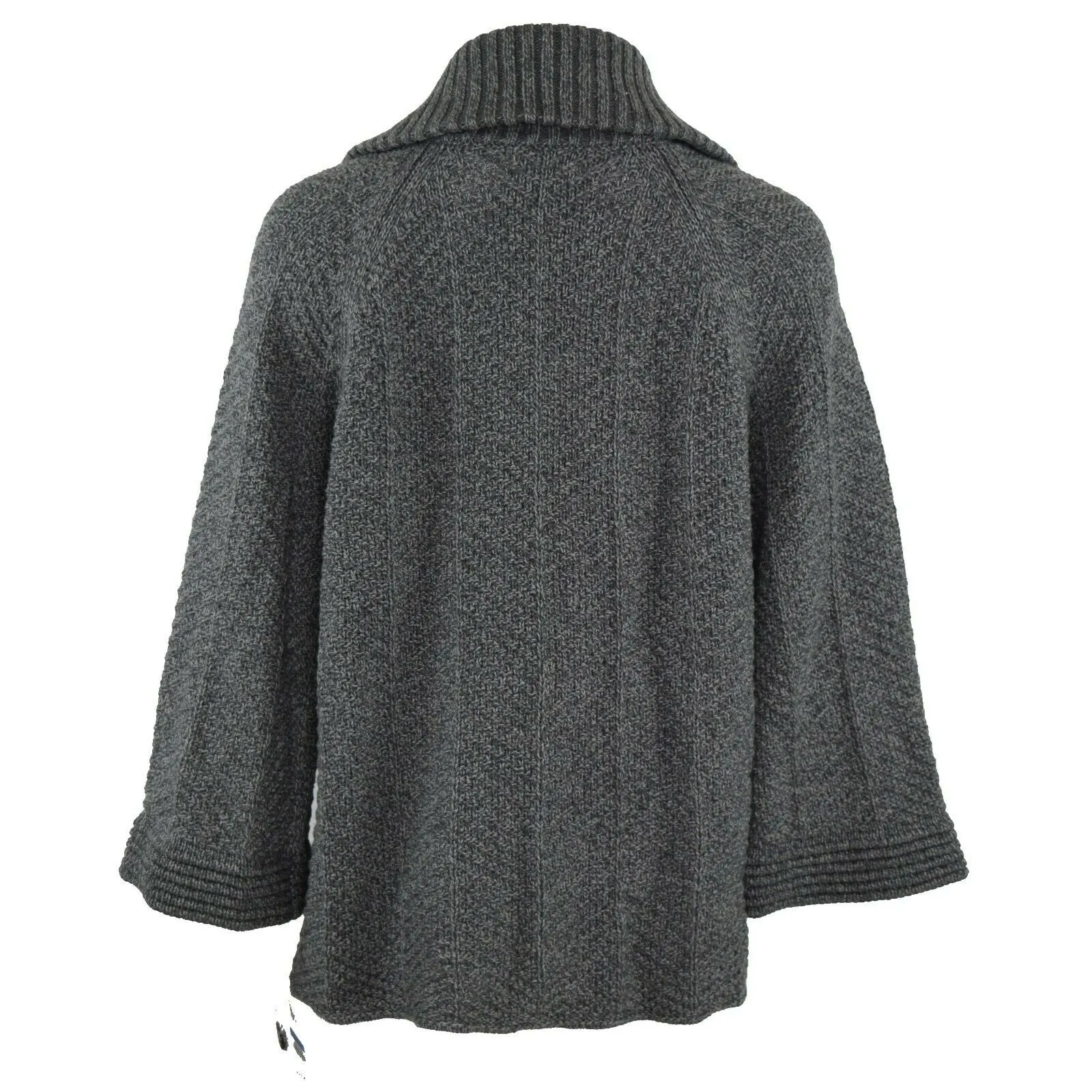 JM Collection Women's Wing-Collar Flyaway Cardigan, Size Medium