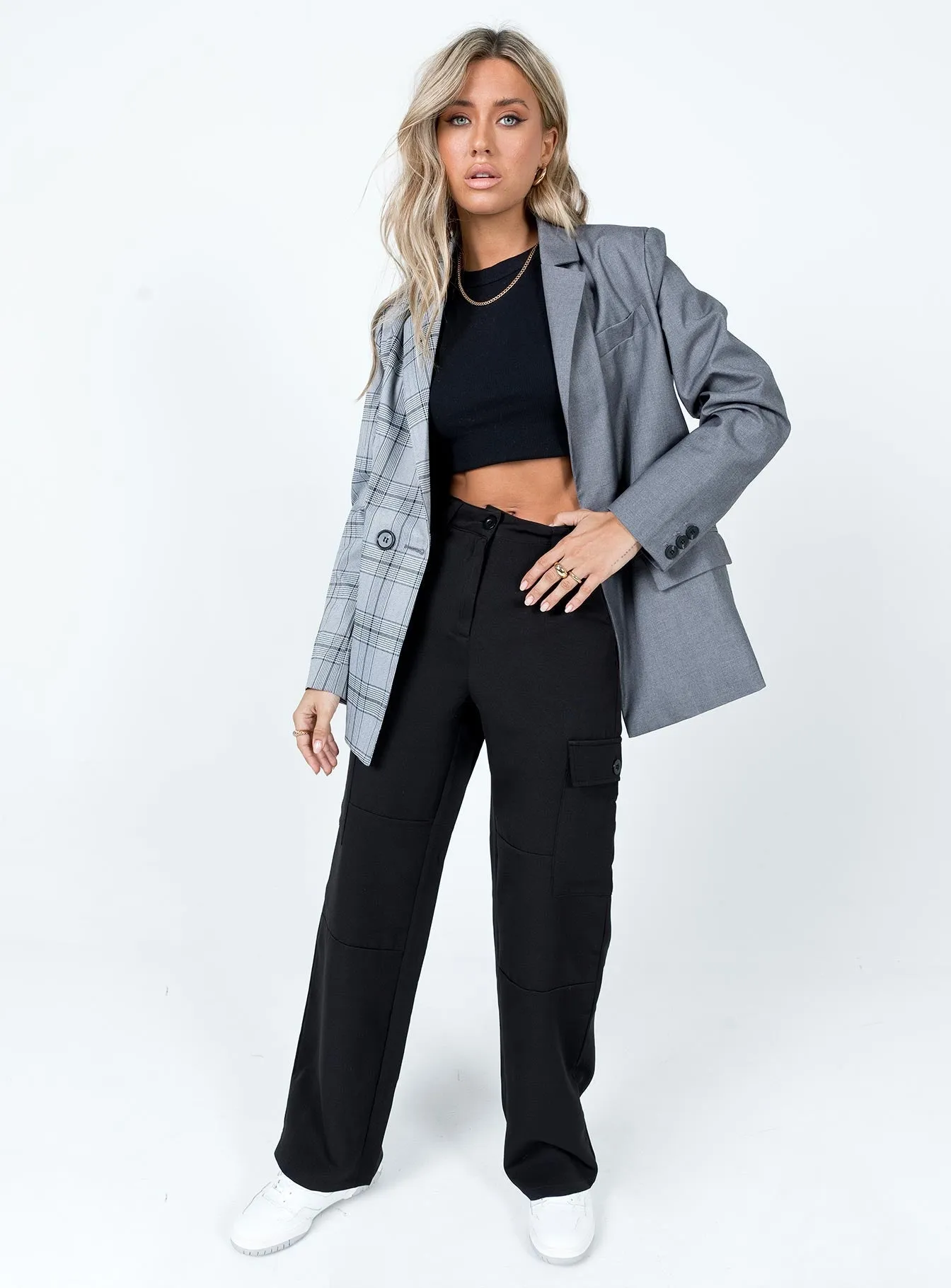 Julie Blazer Grey