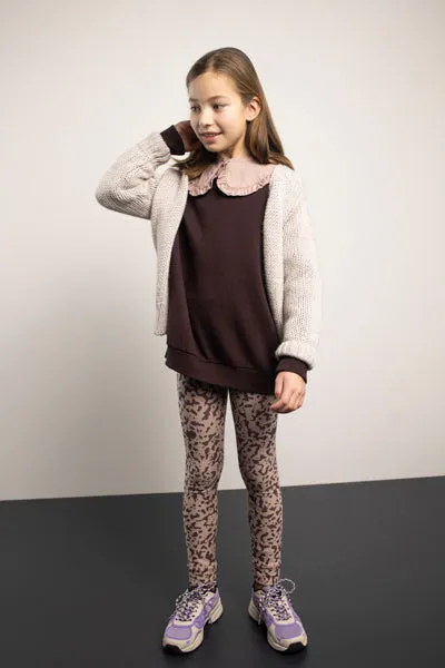 Legging Winter Speckle Rose Grey