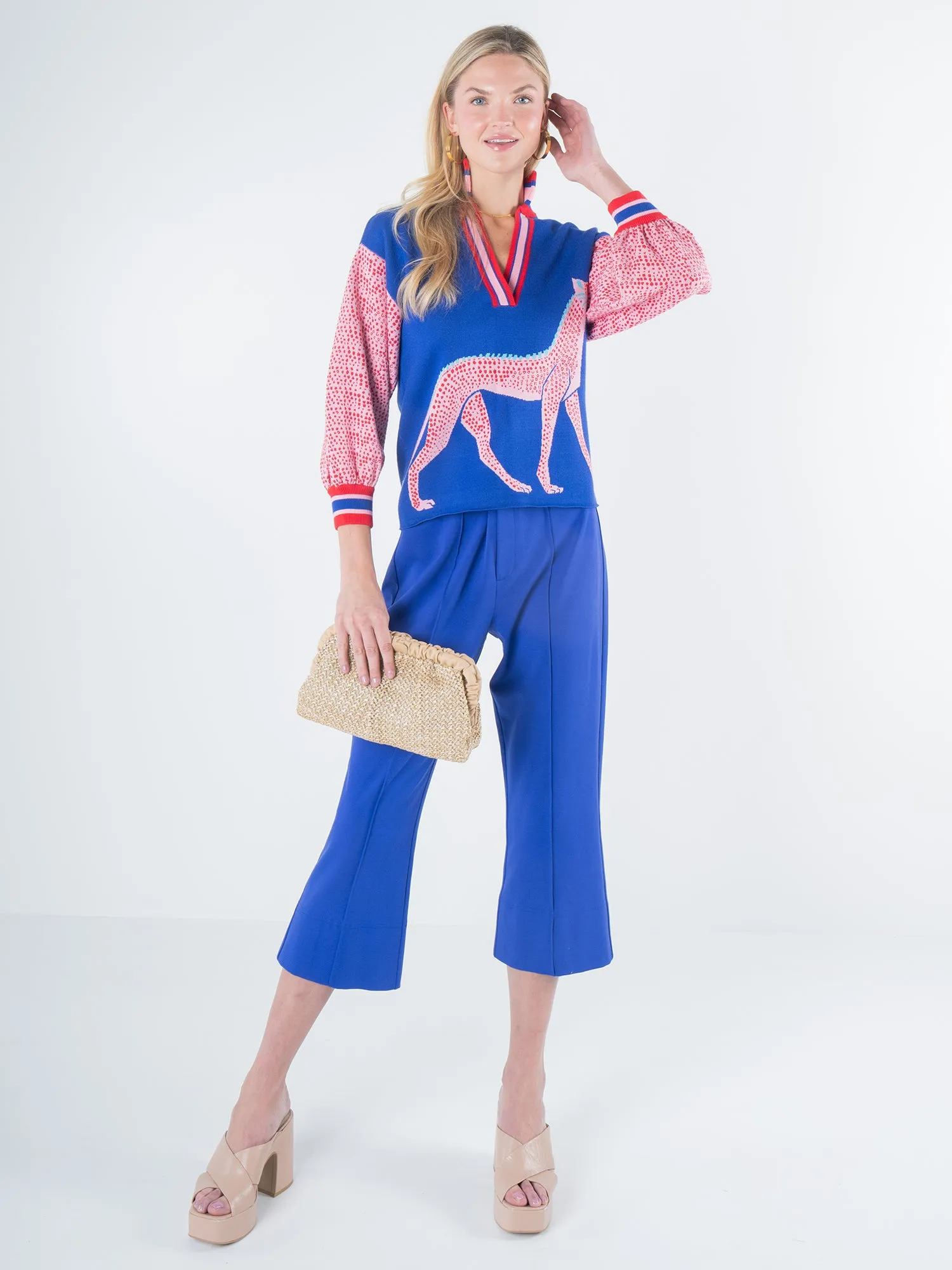 Lolli Sweater- Charmed Cheetah