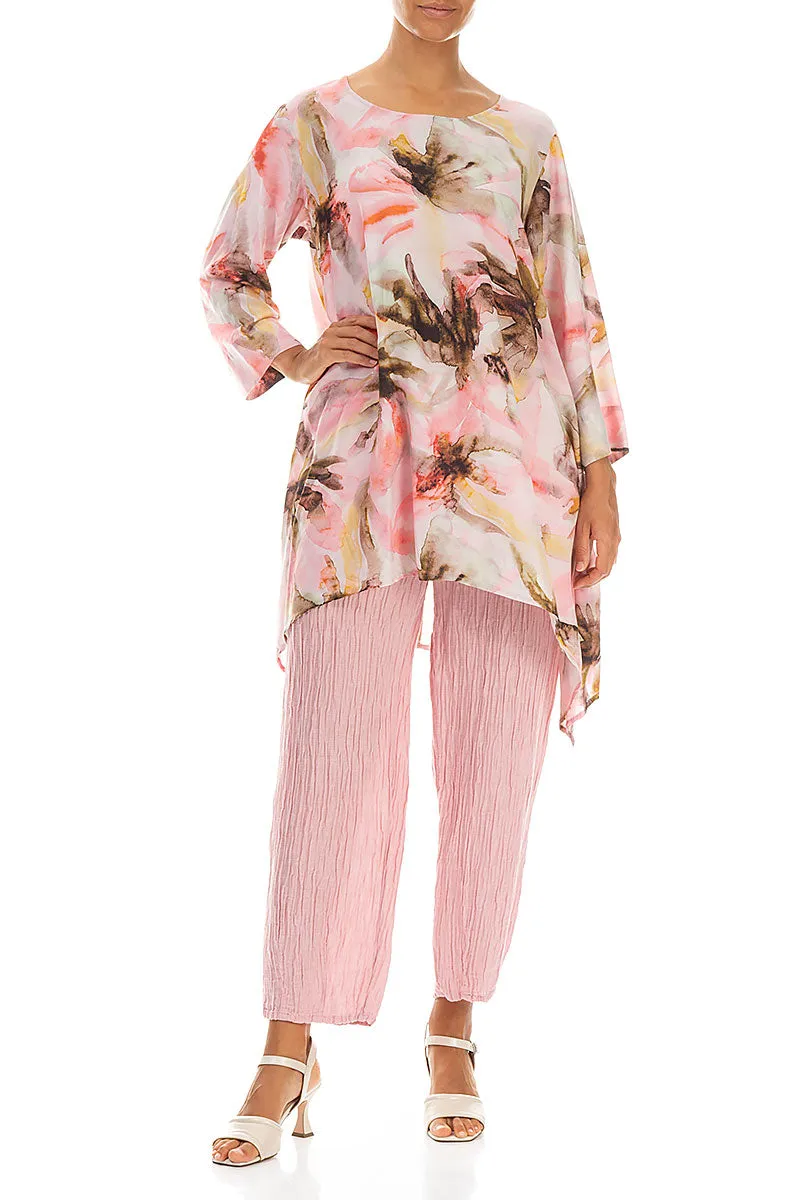 Longer Edges Oasis Silk Bamboo Tunic