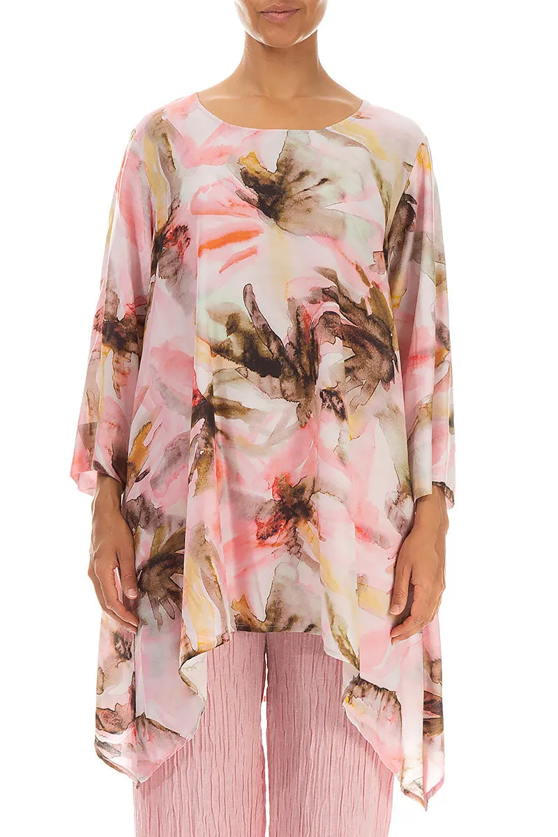 Longer Edges Oasis Silk Bamboo Tunic