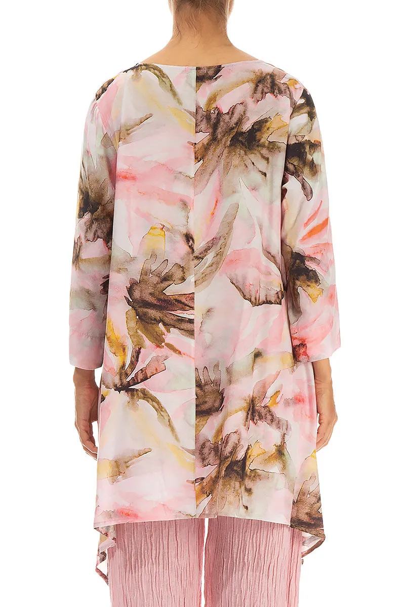 Longer Edges Oasis Silk Bamboo Tunic