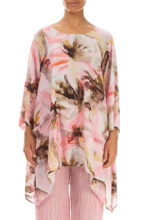 Longer Edges Oasis Silk Bamboo Tunic