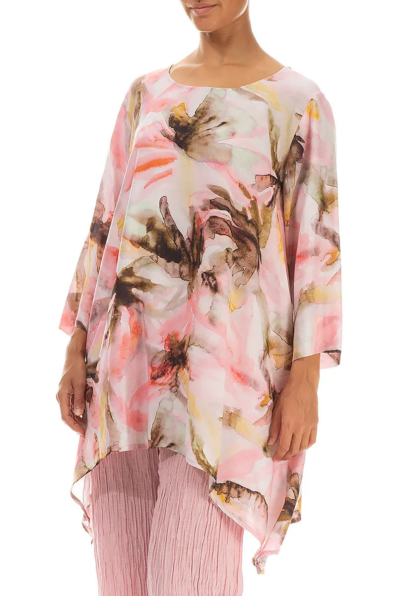 Longer Edges Oasis Silk Bamboo Tunic